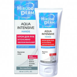 Біокон Крем для рук  Hirudo Derm Extra Dry Aqua Intensive Hand интенсивно увлажняющий 60 мл (4820008319050)