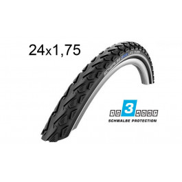   Schwalbe Покришка  24x1.75 (47-507) Land Cruiser K-Guard HS450 B/B SBC black