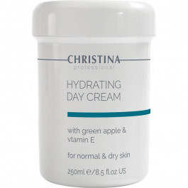   CHRISTINA Увлажняющий дневной крем  Hydrating Day Cream Green Apple+Vitamin E 250 мл (7290100361139)