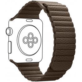   ArmorStandart Ремешок  для смарт-часов Apple Watch ALL Series 42mm/44mm Leather Loop Band Brown (ARM48650)