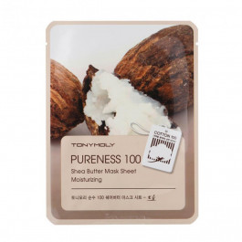   TonyMoly Тканевая маска с экстрактом масла Ши  Pureness 100 Moisturizing Shea Butter Mask Sheet 21 мл (880619