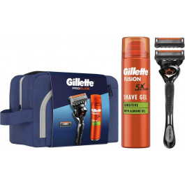   Gillette Набір косметики  Бритва Fusion ProGlide з 2 змінними картриджами + Гель для гоління Fusion 200 мл + 