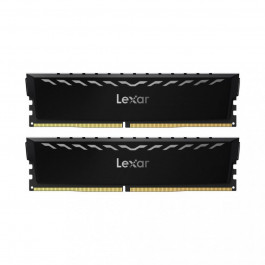   Lexar 16 GB (2x8GB) DDR4 3600 MHz Thor Black (LD4U08G36C18LG-RGD)