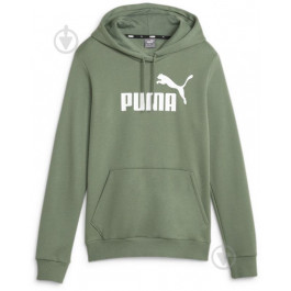   PUMA Зелена жіноча кофта  ESS Logo Hoodie FL (s) 586789/48