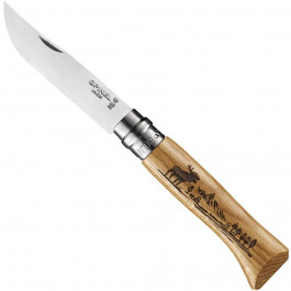   Opinel Animalia Oak No.08 VRI Moose (002627)