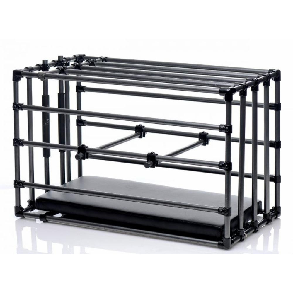  Міцна розбірна клітка для покарань Master Series Kennel Adjustable Bondage Cage (SO4425) - зображення 1