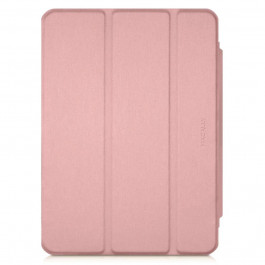   Macally Protective Case and Stand with Apple Pencil Rose Gold for iPad Air 2020 (BSTANDA4-RS)