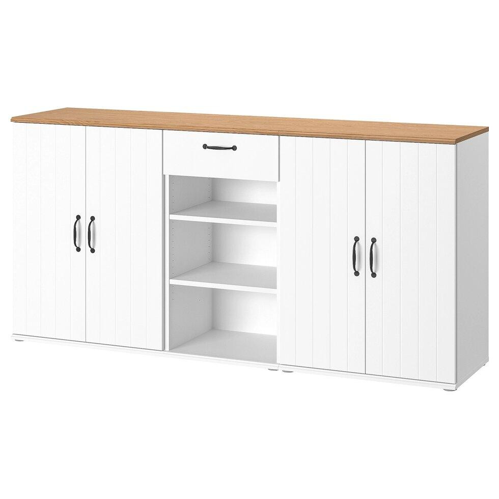 IKEA SKRUVBY Книжкова шафа біла 190х90 (395.256.05) - зображення 1