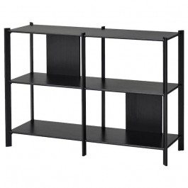   IKEA JATTESTA Книжкова шафа чорна 120х85 (005.219.05)