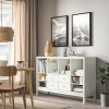 IKEA KALLAX Книжкова шафа біла 147x94 (195.529.11) - зображення 3