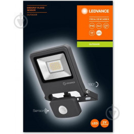   LEDVANCE Прожектор с датчиком движения Endura Flood LED 20 Вт IP44 черный (4058075206748)