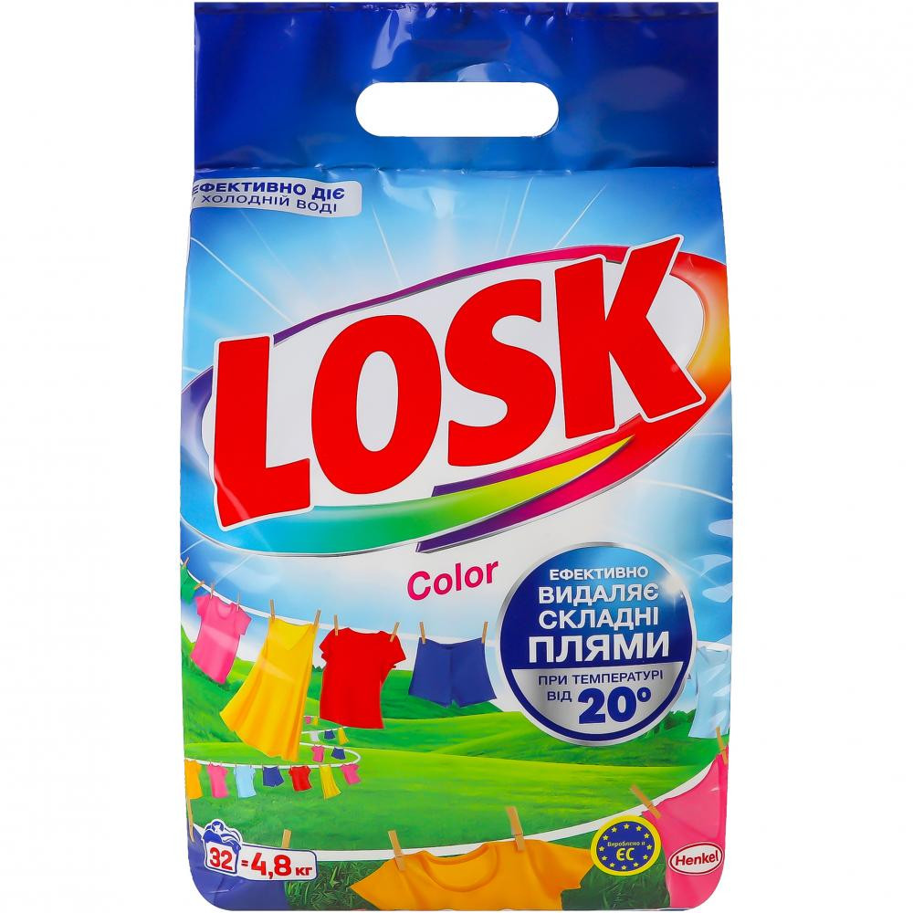 Losk Пральний порошок Color Автомат 4.8 кг (9000101569957) - зображення 1