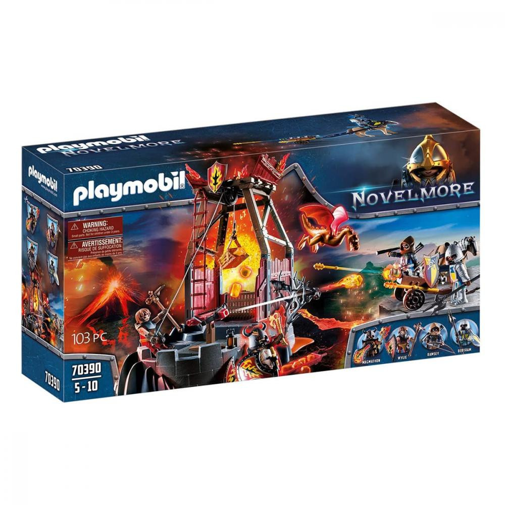 Playmobil Novelmore Рейдери Бернгема Лавова шахта (70390) - зображення 1