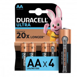   Duracell AA bat Alkaline 4шт Ultra Power 5005816