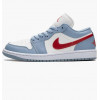 Nike Кросівки  1 Low Light Blue/White DC0774-164 38.5 - зображення 1