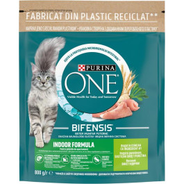   Purina One Indoor Formula Cat Turkey 800 г