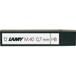   LAMY Набір грифелів для механічних олівців  M40 HB 0.7 мм 12 шт. (4014519020998)