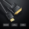 Vention HDMI to DVI 1.5m Black (ABFBG) - зображення 5