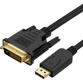   Prologix DisplayPort to DVI 1m Black (PR-DP-DVI-P-04-30-1M)