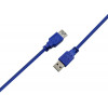 Prologix USB 3.0 AM/AF 3m Blue (PR-USB-P-11-30-3M) - зображення 3