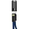 ColorWay Micro-USB Keychain Blue 0.22m (CW-CBUM022-BL) - зображення 2