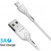 Grand-X USB-micro USB 3A 1m CU Fast Сharge White (PM-03W) - зображення 5