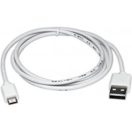   REAL-EL USB 2.0 AM to Micro 5P 0.6m Pro white (EL123500022)