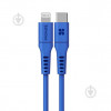 Promate USB Type-C to Lightning 3m Blue (powerlink-300.blue) - зображення 1