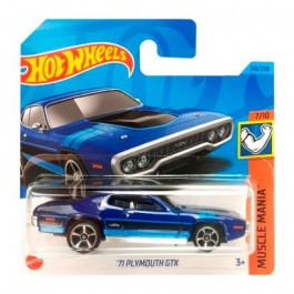   Hot Wheels 71 Plymouth GTX Muscle Mania HKK91 Blue