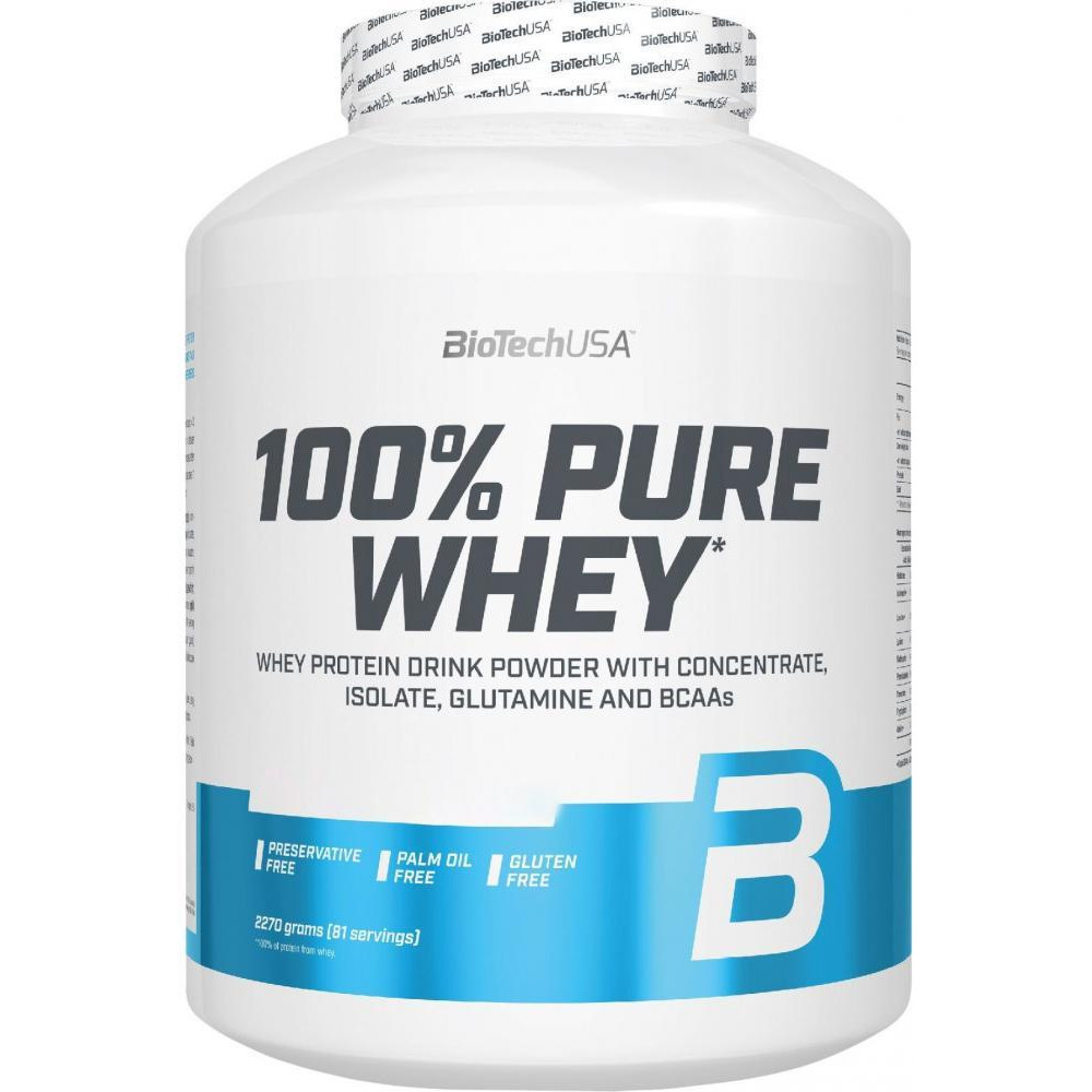 BiotechUSA 100% Pure Whey 2270 g /81 servings/ Apple Pie - зображення 1