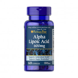   Puritan's Pride Alpha Lipoic Acid 600 mg 60 капсул