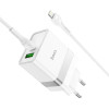 Hoco N21 Topspeed + USB Type-C to Lightning White - зображення 2