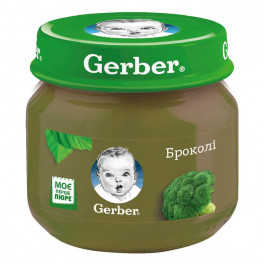   Gerber Пюре брокколи с 4 мес. 80 гр