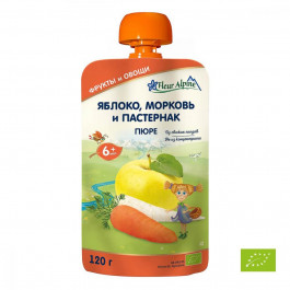   Fleur Alpine Пюре Organic Яблоко-морковь-пастернак 120 г