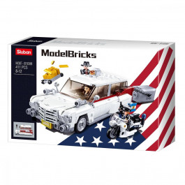   Sluban Model Bricks Машинка 411 деталей (M38-B1099)