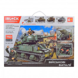   Iblock Танк М4 Sherman 750 деталей (PL-921-355)