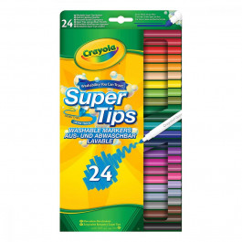   Crayola Набір фломастерів  Supertips Washable 24 шт. (7551)