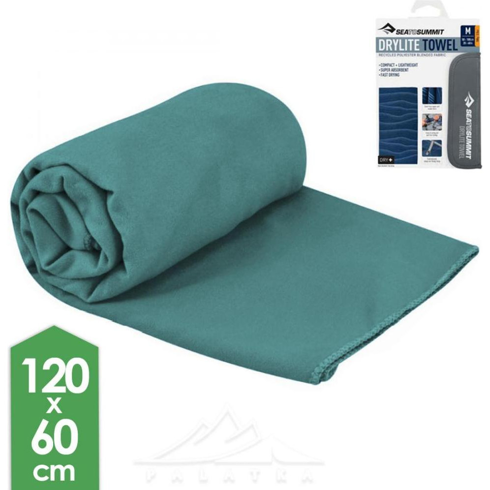 Sea to Summit Рушник DryLite Towel L Бірюзовий (STS ACP071031-061221) - зображення 1