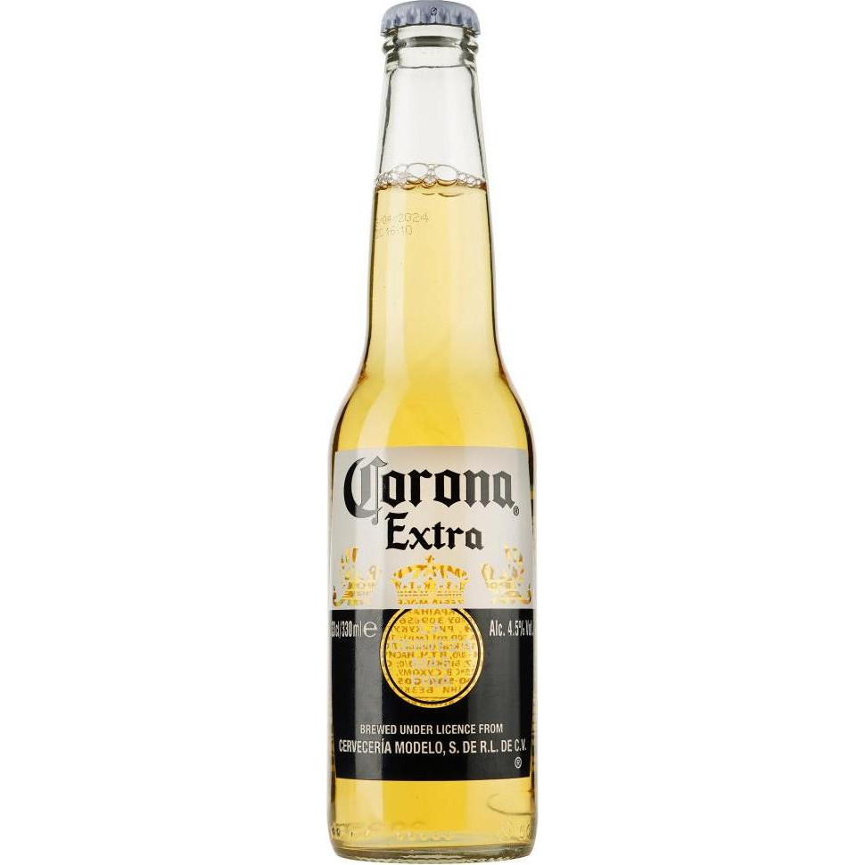 Corona Пиво  Extra світле, 4.5%, 330 мл (7501064199844) - зображення 1