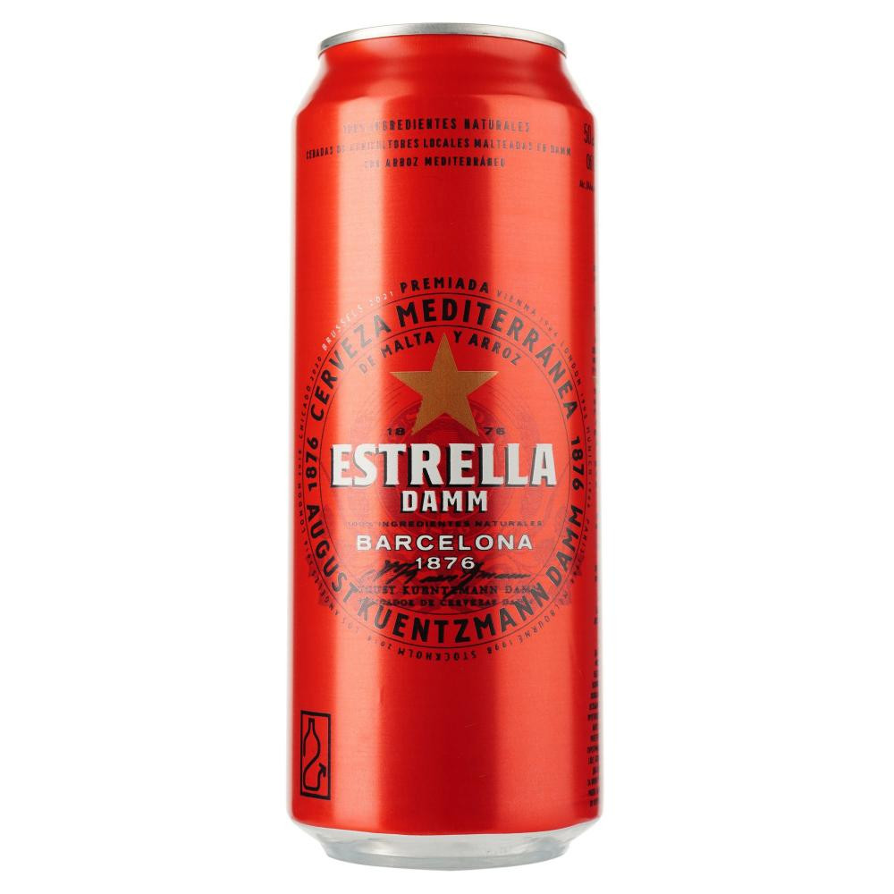 Estrella Пиво Barcelona светлое ж-б, 0,5 л. (8410793286123) - зображення 1