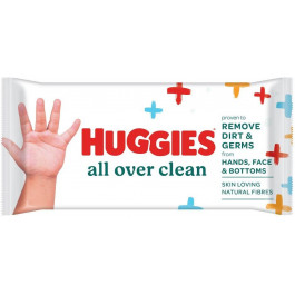   Huggies Вологі серветки  All Over Clean, 56 шт.