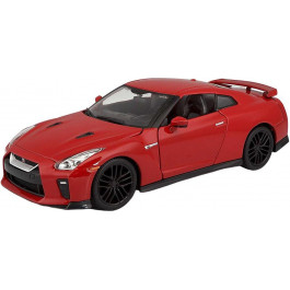   Bburago Nissan GT-R 1:24, красный (18-21082)