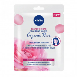   Nivea Маска тканевая для лица  Organic Rose 1 шт.