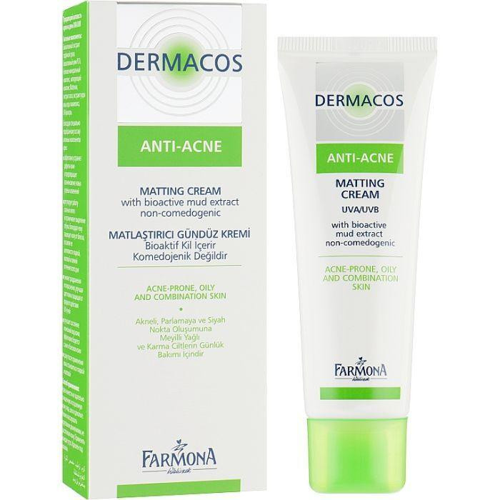 Farmona Крем дневной придающий матовость  Dermacos Anti-Acne UVA/UVB 50 мл (5900117095294) - зображення 1