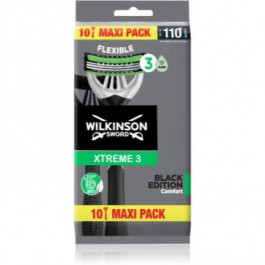   Wilkinson Sword Xtreme 3 Black Edition Станок для гоління одноразовий 10 Шт 10 кс