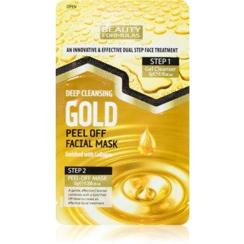 Beauty Formulas Gold пілінг та маска 2 в 1 1 кс - зображення 1