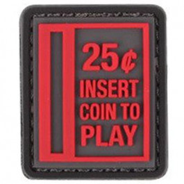   101 Inc. Patch 101 Inc. 3D Insert Coin to Play - червоний (18084)