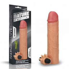   LoveToy Насадка з вібрацією Add 2" Vibrating Silicone Extender, Flesh (RDNI-310343)