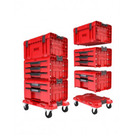   Qbrick System PRO Drawer Workshop Set 4 2.0 RED (5901238258360)