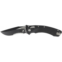   Microtech Amphibian Black Blade PS Black (137RL-2FLGTBK)